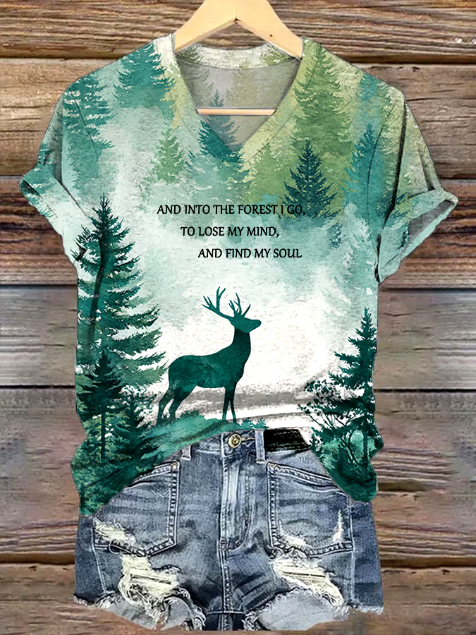 ?Buy 3 get 12% off丨Women's National Parks Printed T-Shirts丨?100% natural cotton