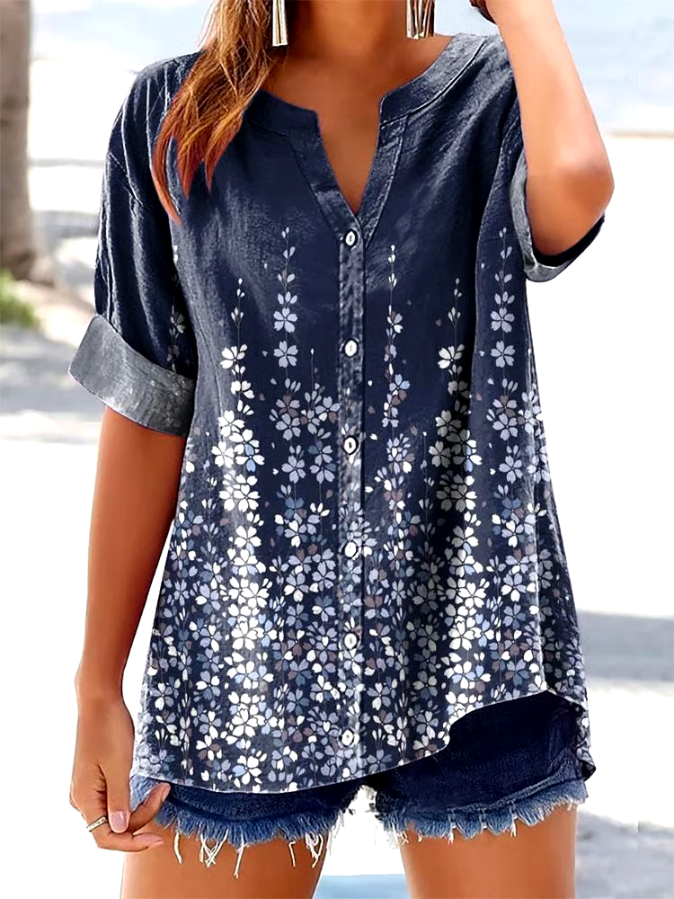 ?Buy 3 get 12% off丨Women's Casual Retro Floral Print Shirt