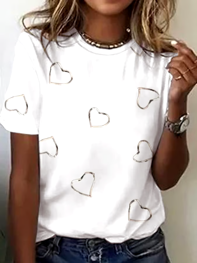 ?Buy 3 get 12% off丨Women's Breast Cancer Awareness Print Casual T-Shirt