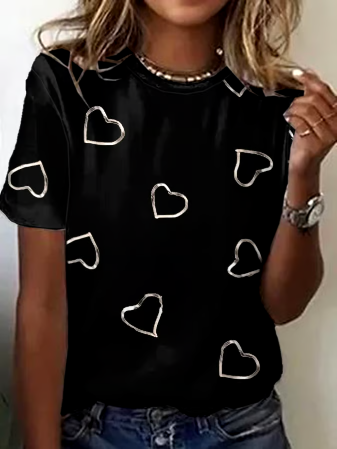 ?Buy 3 get 12% off丨Women's Breast Cancer Awareness Print Casual T-Shirt