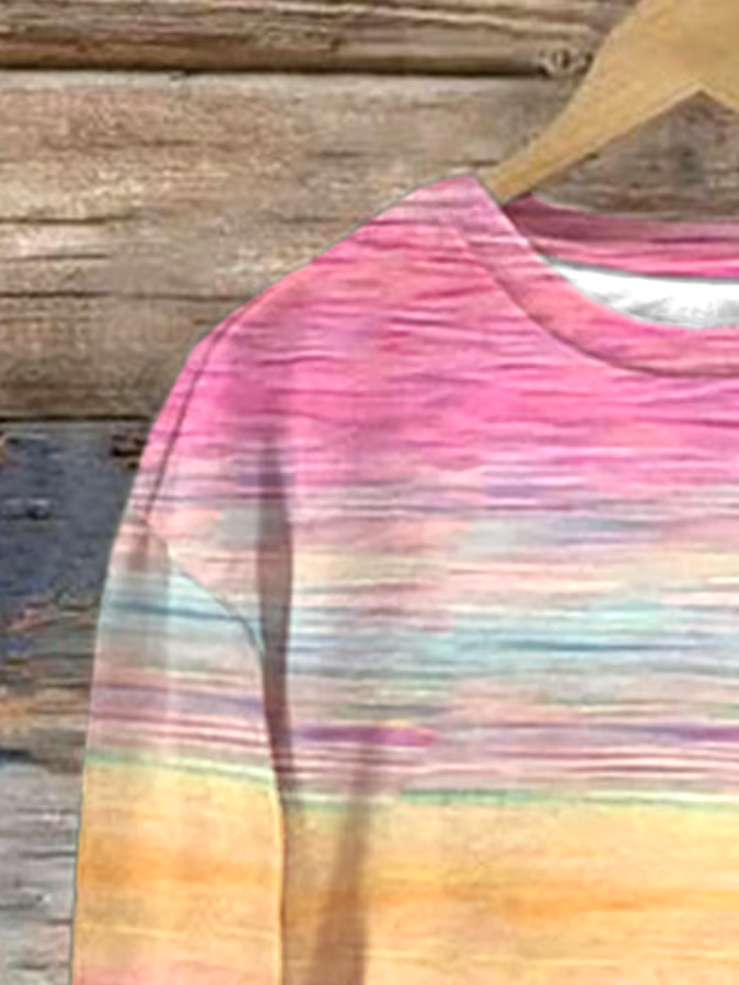 ?Buy 3 get 12% off丨Women's Breast Cancer Awareness Print Long Sleeve Sweatshirt