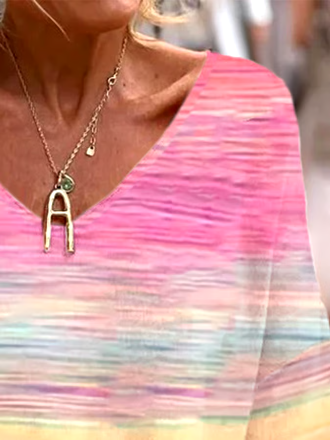 ?Buy 3 get 12% off丨Women's Breast Cancer Awareness Print Long Sleeve T-Shirt