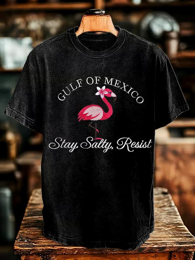 ?Buy 3 get 12% off丨Men's Gulf Of Mexico Print T-shirt