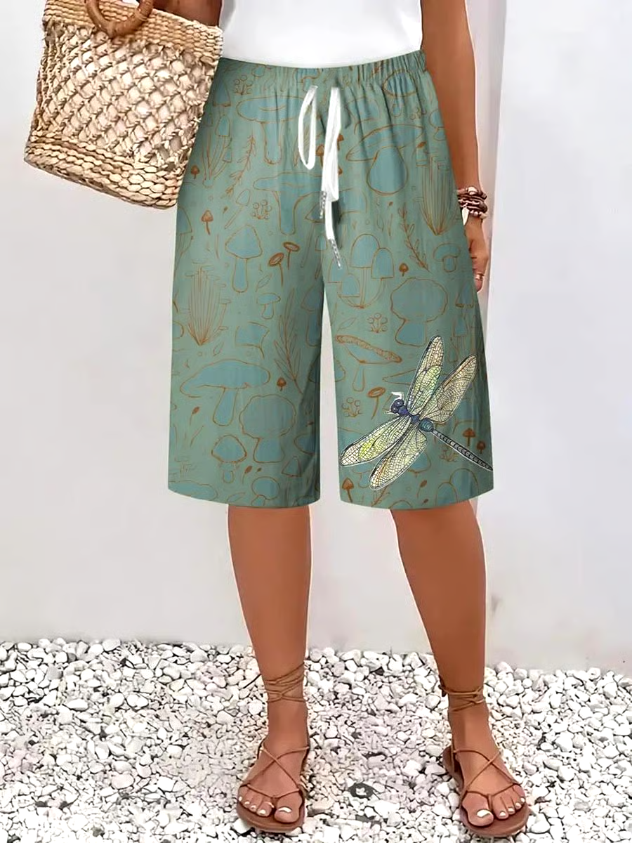 ?Buy 3 get 12% off丨Women's Casual Vintage Floral Print Cotton and Linen Pants